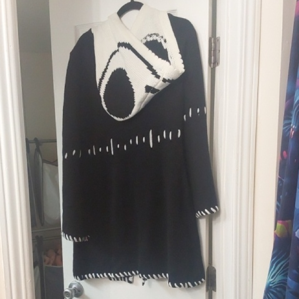 Killstar Black and White Skeleton Cardigan - Picture 5 of 7